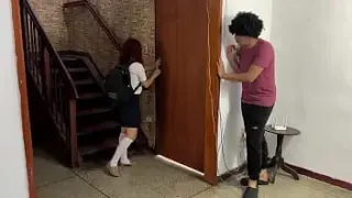 คลิปเสียวนักเรียนสาว18โดนไอ้หื่นขืนใจเย็ดจนเธอเสียว โดนขึ้นบนขย่มจนเสร็จพร้อมกัน